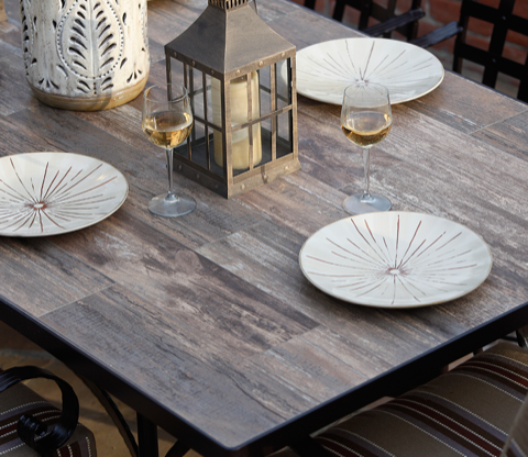 Reclaimed Series Porcelain Table Tops by O.W. Lee